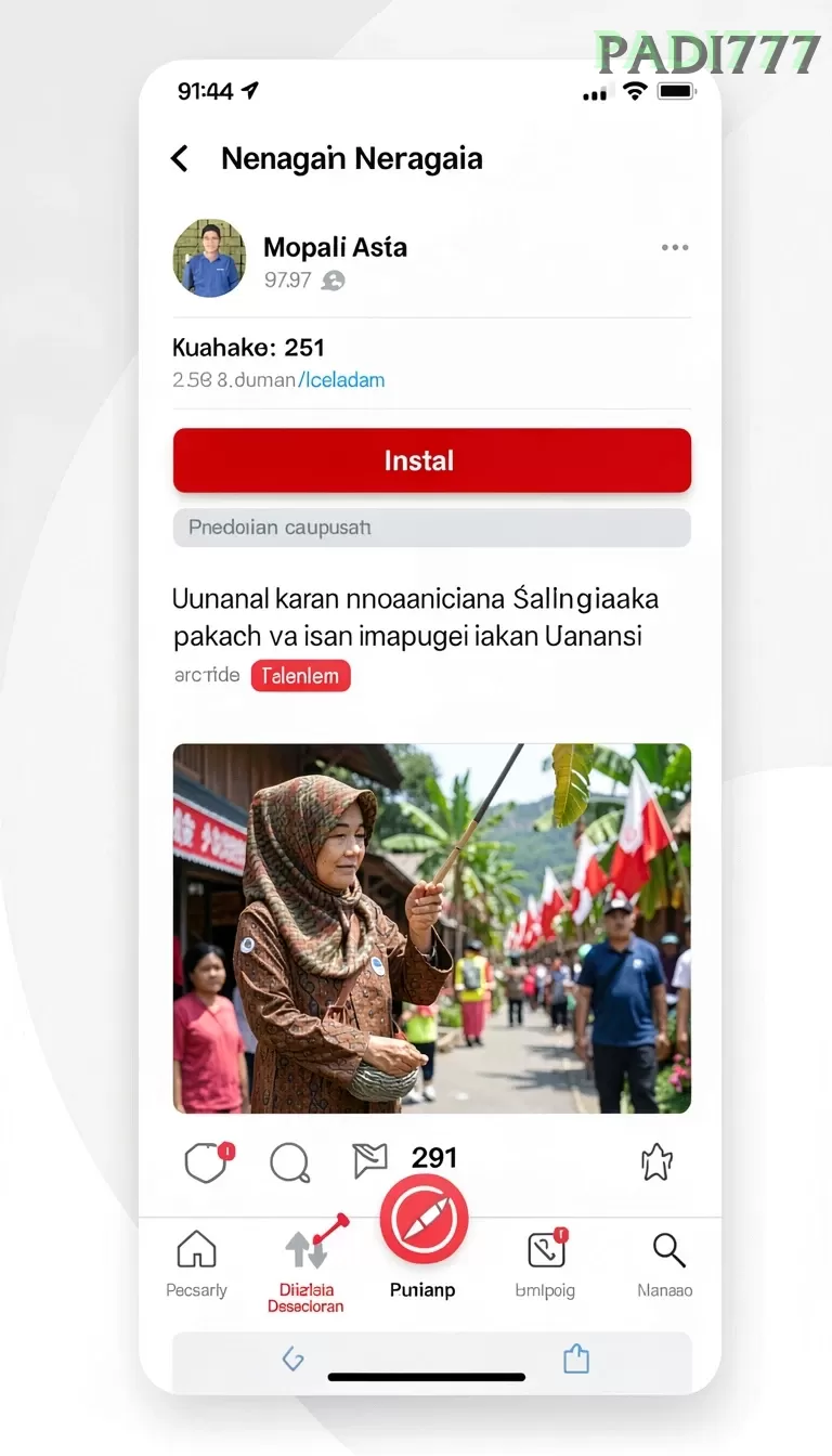 Cuplikan layar INDO777 — pengaturan akun