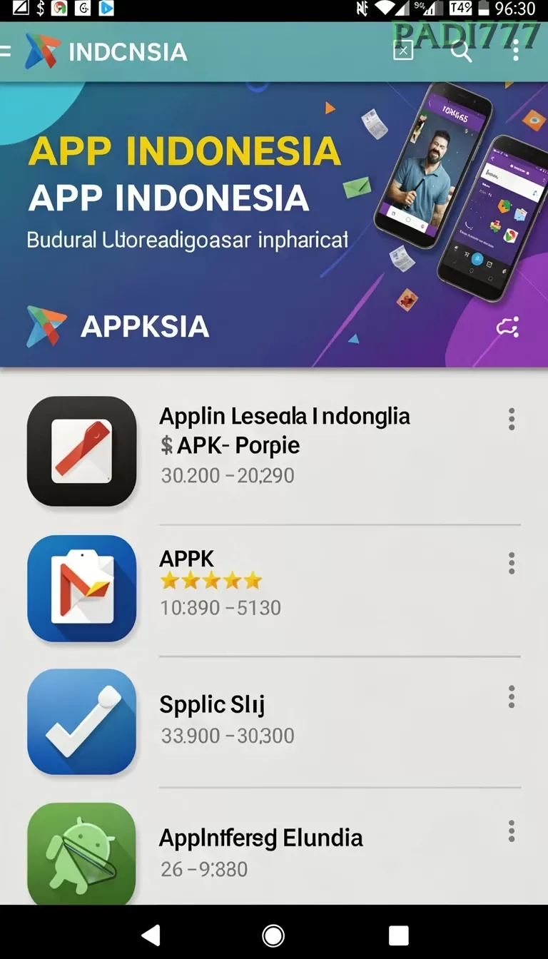 Cuplikan layar IDA777 — aktivitas